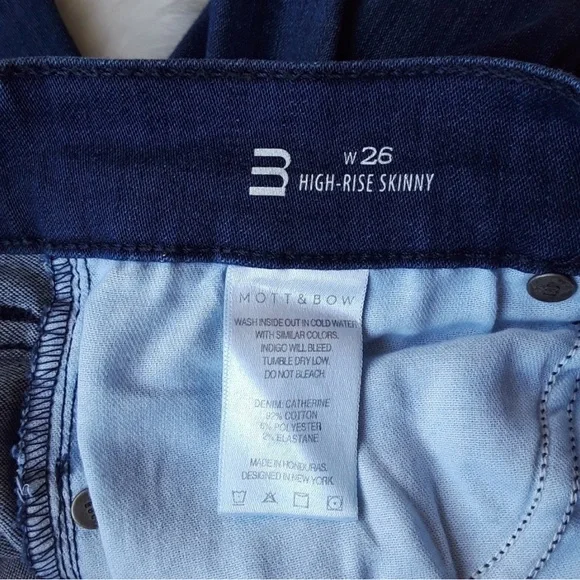 MOTT & BOW High Rise Skinny Jean - Eldridge - Picture 7 of 7